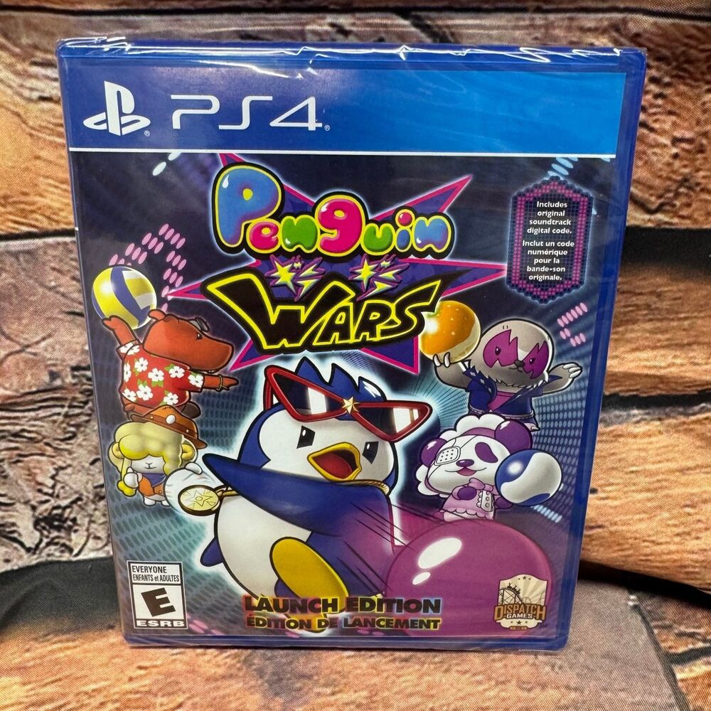 Penguin Wars Launch Edition PS4 Sony PlayStation 4 Brand New Factory Sealed